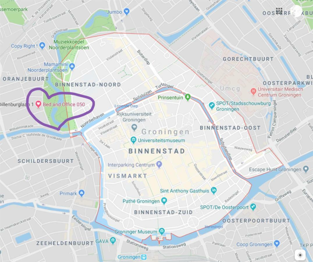 흐로닝언 Bed & Office 050 아파트 외부 사진